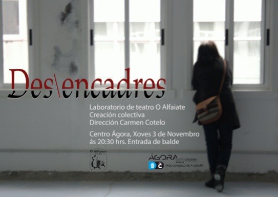 Cartel para el Laboratorio de teatro O Alfaiate en A Coruña